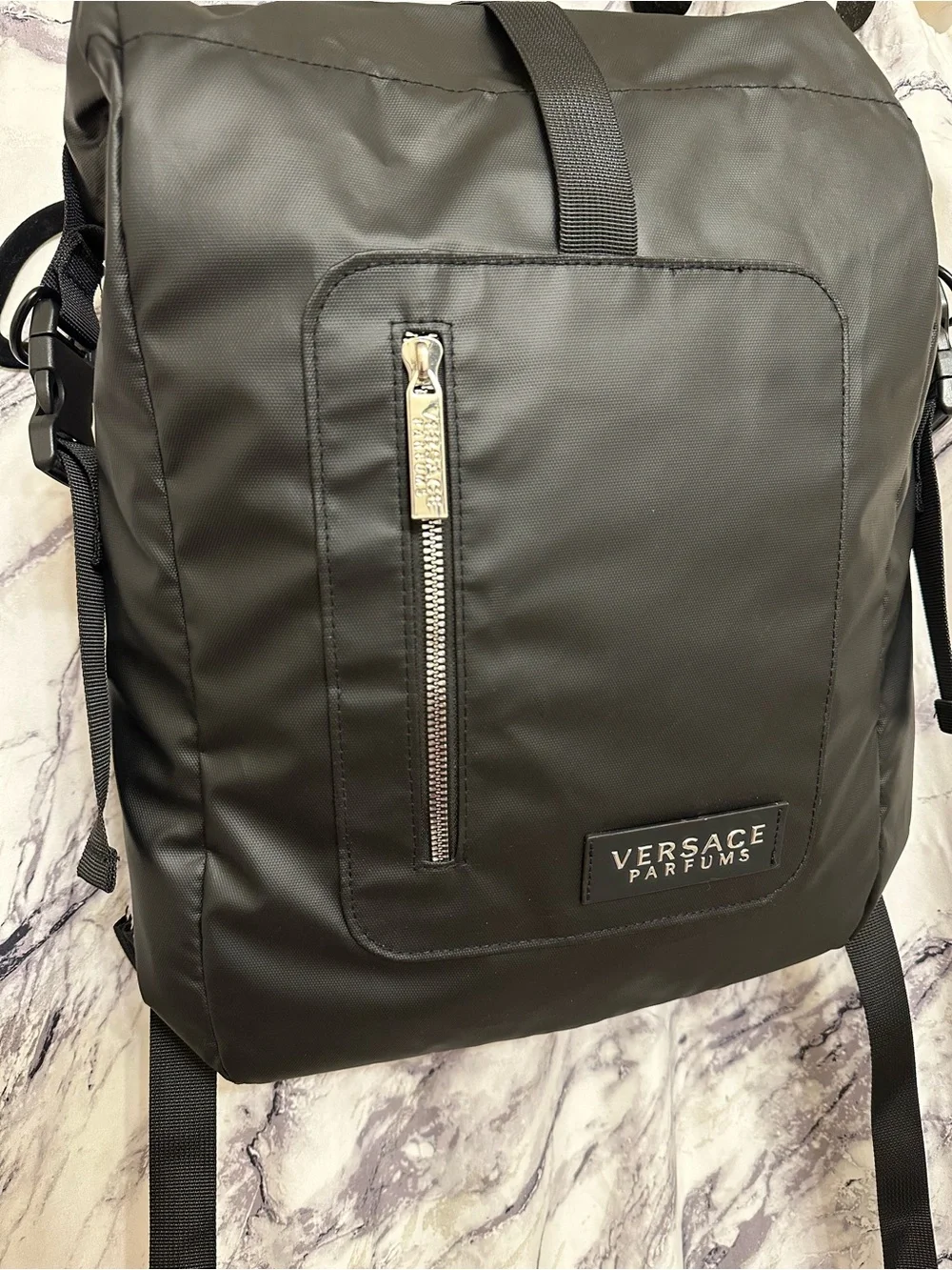 Versace Parfums Roll-Top Backpack